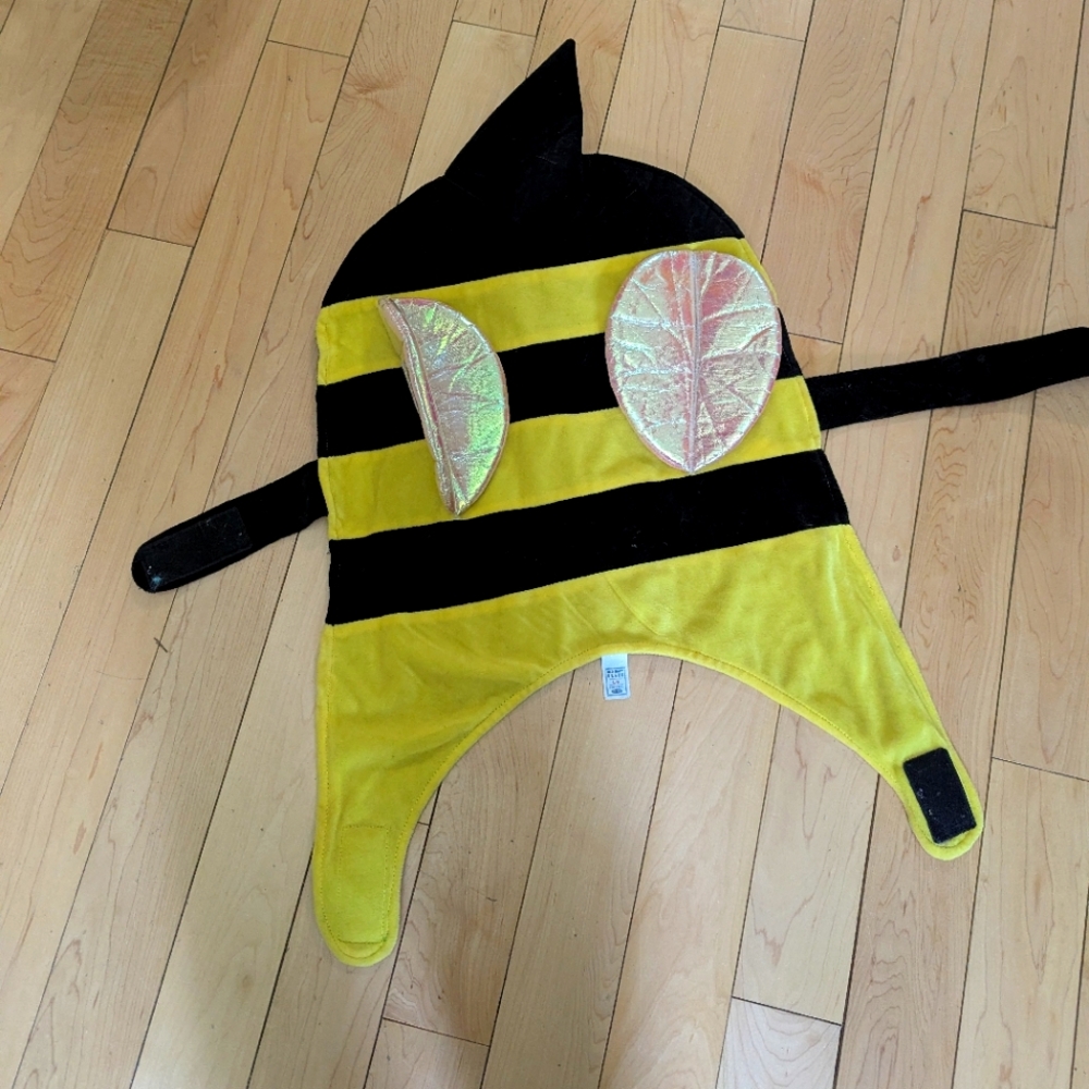 Dogs Bumblebee Costume with Wings - Size Large